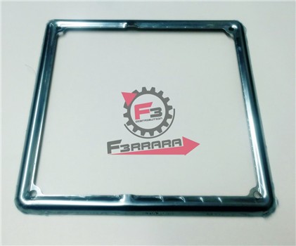 CORNICE TARGA MOTO INOX 180X180