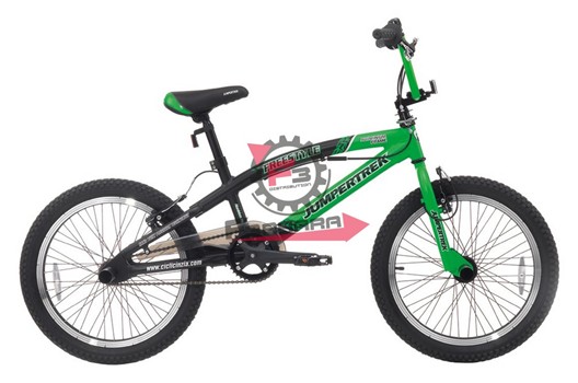 BICI ROCK 20 FREESTYLE NERO/VERDE