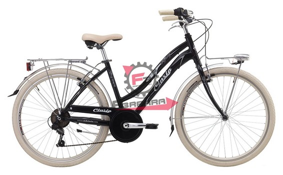 BICI TIFFANY 28 DONNA 6V NERO