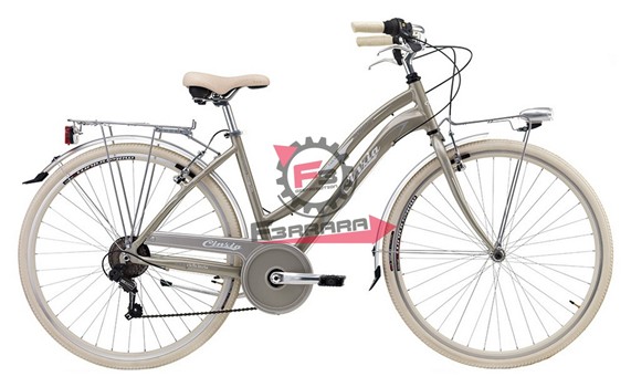 BICI TIFFANY 28 DONNA 6V GRIGIO ORO