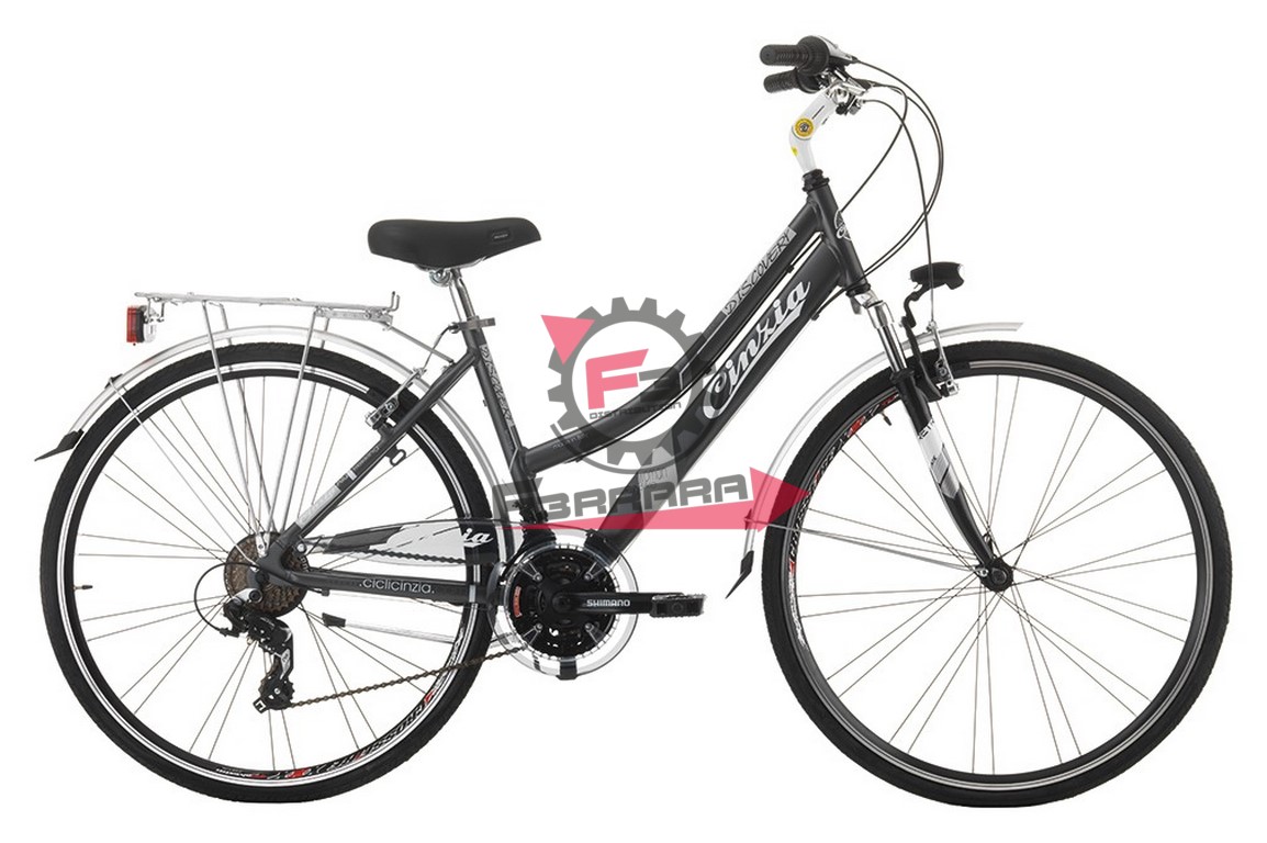 bicicletta disco biammortizzata shimano 21v ruota 24