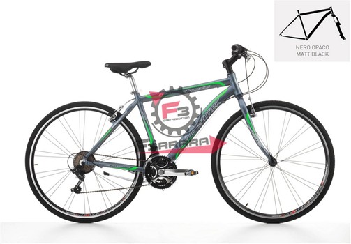 BICI FITNESS 28 UOMO 21V H54 NERO