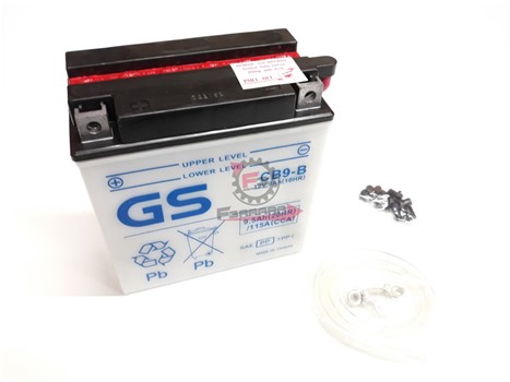 BATTERIA YB9-B SENZA ACIDO GS
