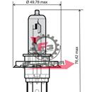 LAMPADA 12V 60/55W H4 ALOGENA P43T