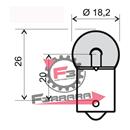 LAMPADA 12V 5W SFERA BA15S