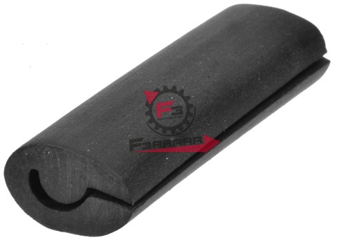 BORDO SCUDO VESPA IN GOMMA NERA