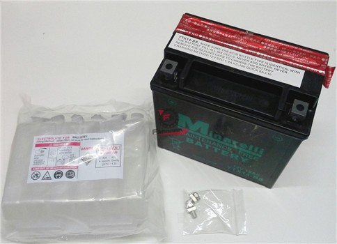 BATTERIA YTX14-BS CON ACIDO MINARELL