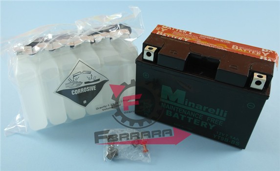 BATTERIA YT9B-BS C/ACIDO MINARELLI