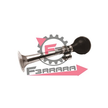 TROMBETTA BICI CROMATA DRITTA