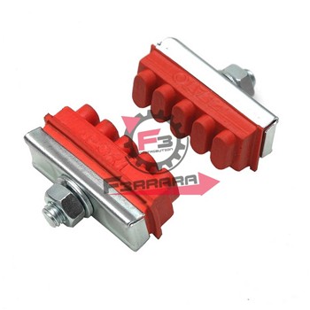 PATTINI FRENO BICI SPORT ROSSO (CP)