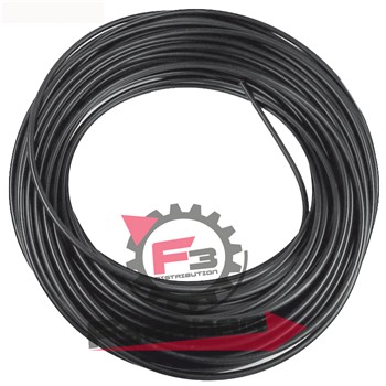 GUAINA D.8 ESTERNA NERA (25MT)