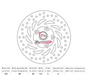 DISCO FRENO ANTERIORE SCARABEO 50 98