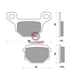 SERIE PASTIGLIE DERBI TERRA/GPR 125