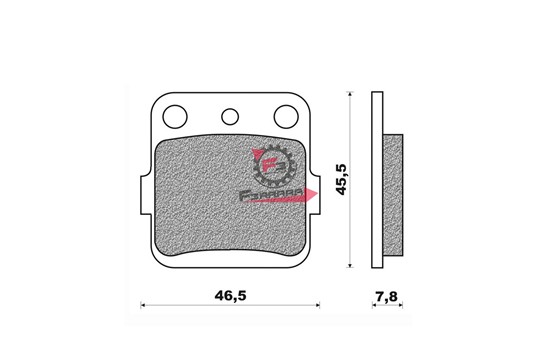 PASTIGLIE FRENO MOTO FD0078 (SR)