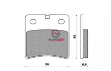 PASTIGLIE FRENO FD0079 NEWFREN (SR)