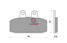 SERIE PASTIGLIE FRENO APRILIA/HONDA