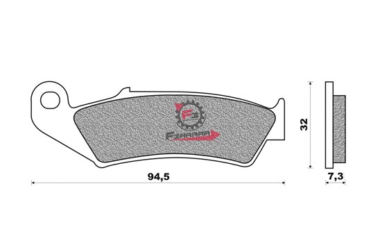 PASTIGLIE FD0120 MOTO NEWFREN (SR)