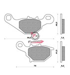 PASTIGLIE FD0222 SUZUKI NEWFREN (SR)