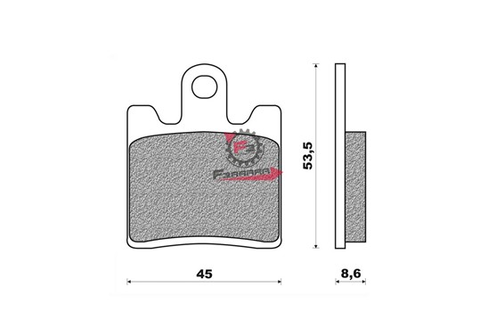 S.PASTIGLIE FD0264 BURG.250 (4PZ) NF
