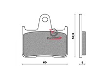 PASTIGLIE FD0272 HONDA CBR 1300 (SR)