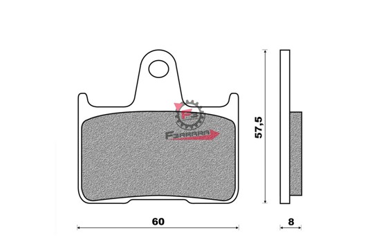 PASTIGLIE FD0272 HONDA CBR 1300 (SR)