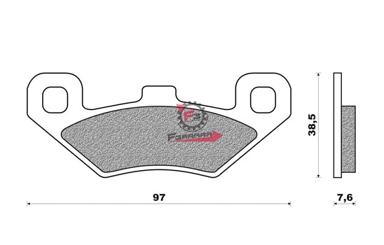 PASTIGLIE FD0280 SINT.2 RACING ATV
