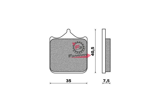 PASTIGLIE FD0305 SINT. (4PZ) RS (SR)