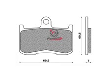 PASTIGLIE FD0351 KAWASAKI ZX-9 (SR)