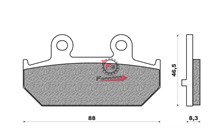 SERIE PASTIGLIE FRENO SUZUKI SPORT