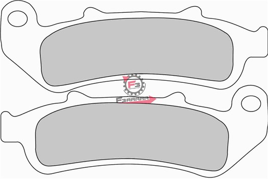 PASTIGLIE FRENO MOTO FD0203 (SR)