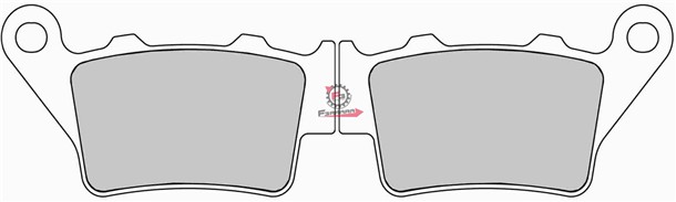PASTIGLIE FRENO MOTO FD0206 (SR)