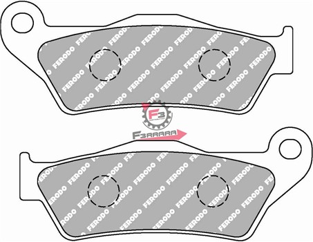 PASTIGLIE FRENO MOTO FD0186 (SR)