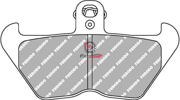 PASTIGLIE FRENO MOTO FD0237 (SR)
