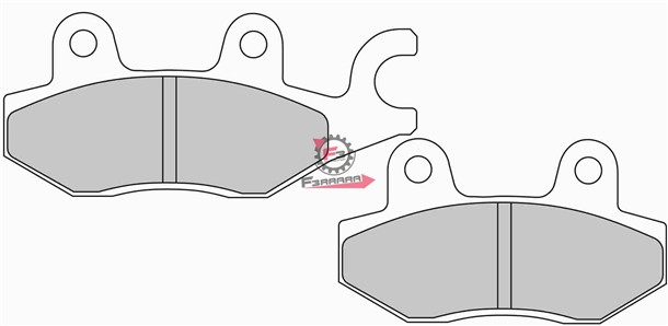 PASTIGLIE FRENO SCOOTER FD0257 (SR)