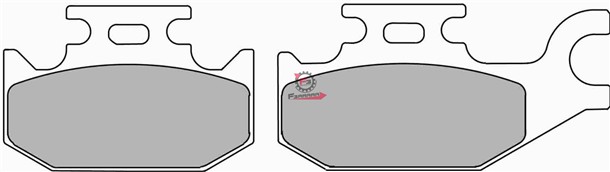 PASTIGLIE FRENO SCOOTER FD0301 (SR)