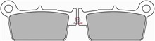 PASTIGLIE FRENO MOTO FD0349 (SR)