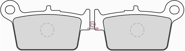 PASTIGLIE FRENO MOTO FD0398 (SR)