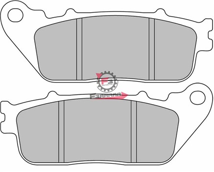 PASTIGLIE FRENO MOTO FD0446 (SR)