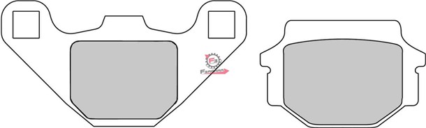 PASTIGLIE FRENO MOTO FD0073 (SR)