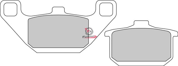 PASTIGLIE FRENO MOTO FD0072 (SR)