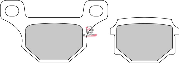 PASTIGLIE FRENO MOTO FD0077 (SR)