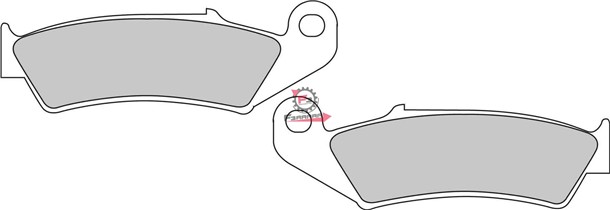 PASTIGLIE FRENO MOTO FD0120 (SR)