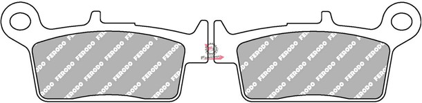 PASTIGLIE FRENO MOTO FD0114 (SR)
