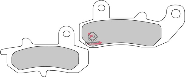 PASTIGLIE FRENO MOTO FD0164 (SR)