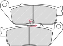 PASTIGLIE FRENO MOTO FD0130 (SR)