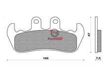 PASTIGLIE FRENO MOTO FD0161 (SR)