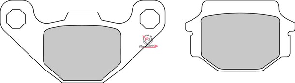 PASTIGLIE FRENO MOTO FD0071 (SR)