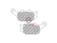 PASTIGLIE FRENO MOTO FD0172 (SR)