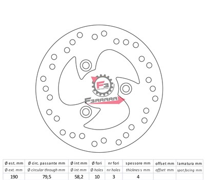 DISCO FRENO ANT. APRILIA SR 50 94>