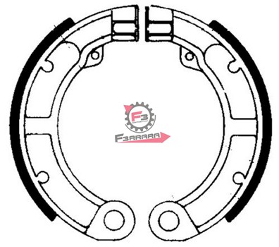 GANASCE FRENO VESPA 50 R POST.(SR)